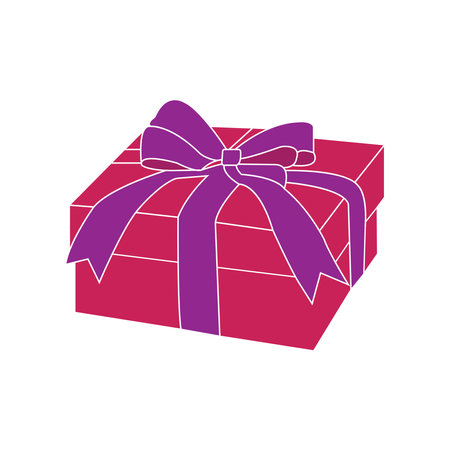 Gift icon vector design illustration backgroundのイラスト素材