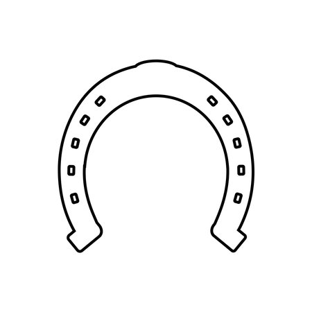 Horseshoe icon vector illustration symbol designのイラスト素材