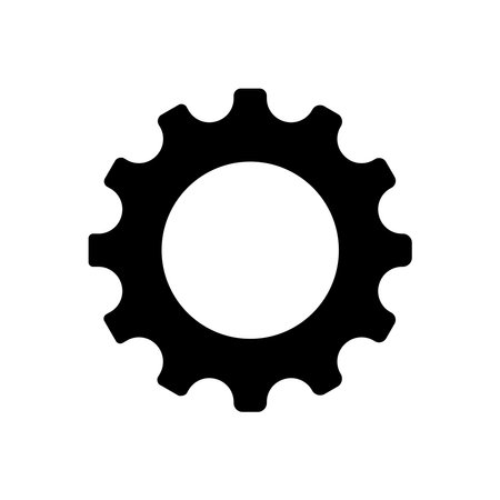 Settings icon, linear style sign for mobile concept and web design.のイラスト素材