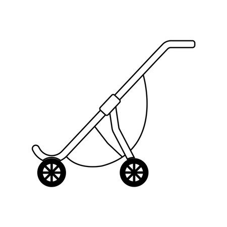 baby stroller vector illustration symbol designのイラスト素材