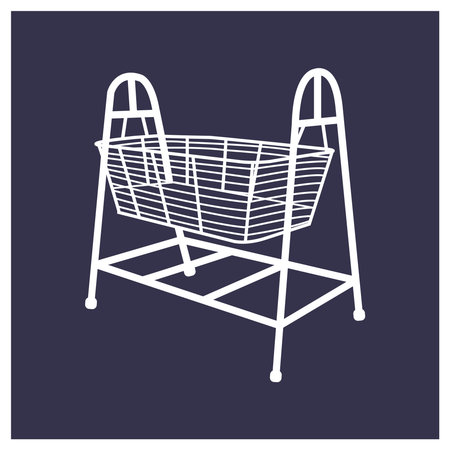 baby swing icon vector illustration symbol designのイラスト素材