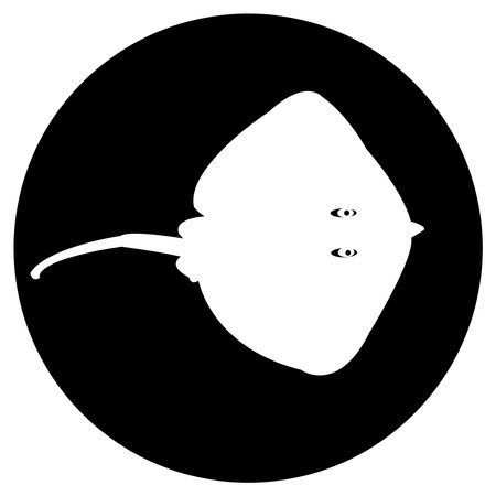stingray icon vector illustration symbol design