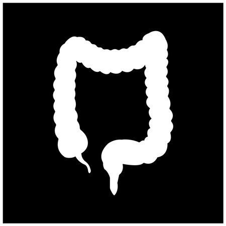 intestines vector illustration symbol designのイラスト素材