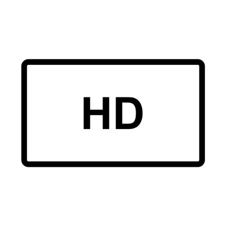 Video quality icon vector illustration designのイラスト素材