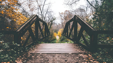 Blurred outdoor pathway through trees, soft colors, daytime scene, natural background, walkway, nature themed, tranquil atmosphereの素材