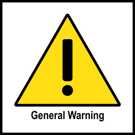 Warning and Hazard Symbols in the Laboratoryのイラスト素材