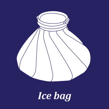 Ice bag icon vector illustration designのイラスト素材