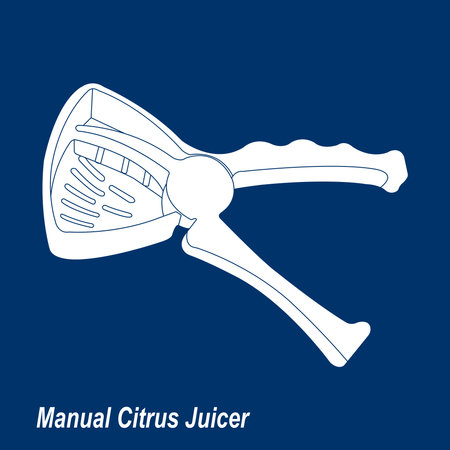 Manual citrus squeezer icon vector illustration designのイラスト素材