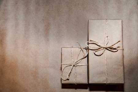 new year's layout with space to copy, gifts, new year 2022の写真素材