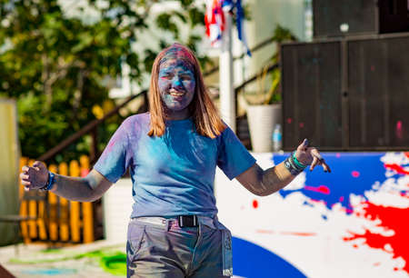 holi Festival of Colors, Sochi,Krasnodar Territory,Russia ,08.21.2021