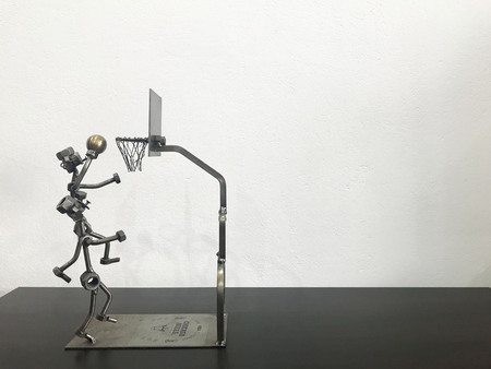 Metal model Slam dunkの写真素材