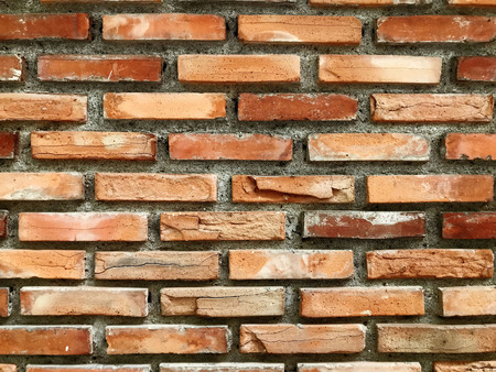 Red brick wall backgroundの写真素材
