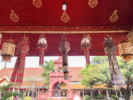 Traditional Lantern of Northern Thailandの写真素材