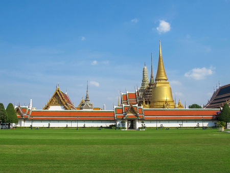 Beautiful Grand Palace or Wat Phra Kaew in Bangkok. Thailandのeditorial素材