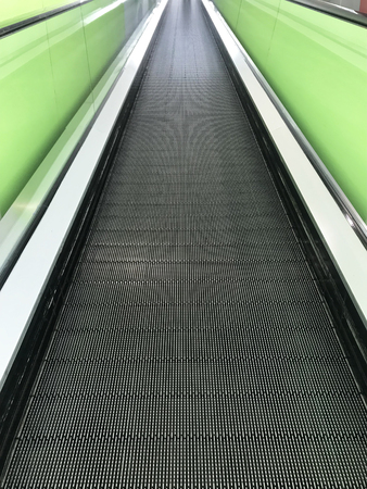 Escalators in department stores are movingの写真素材