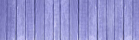 Purple painted Wooden Texture. Empty background. panoramic banner. Trendy Image, Toned in Color of the year 2022, Very Peri.の写真素材