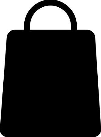 shopping bag icon vector. Paper Bag. Product sale bag. Shopping symbol, Logotypeのイラスト素材