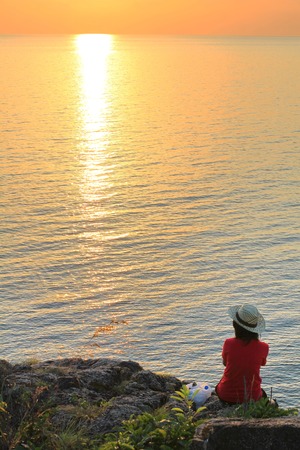 sunsetの写真素材