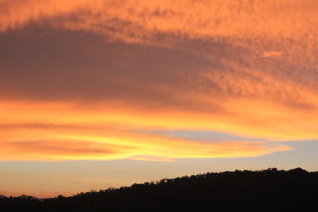 flaming cloudの写真素材