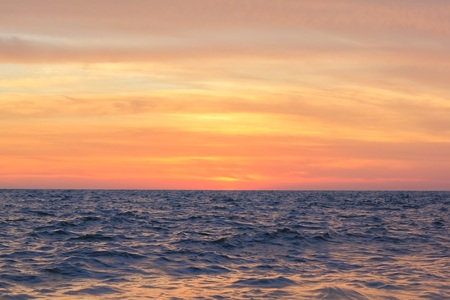 Beautiful Sunrise over the sea