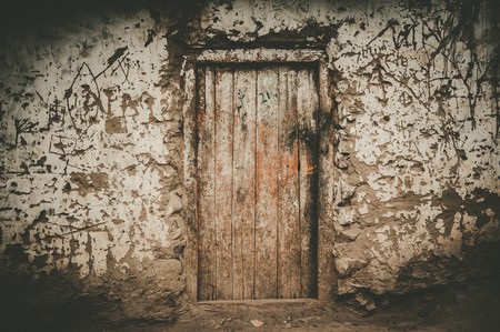 Old door in Pakistani Cultureの写真素材