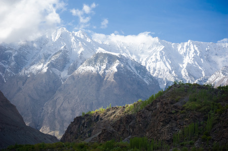 Idyllic Mountain Valleyの写真素材