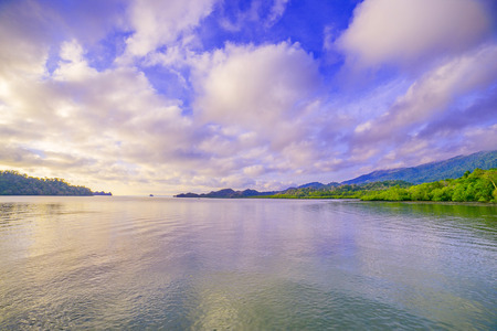 the beach and tropical seaの写真素材