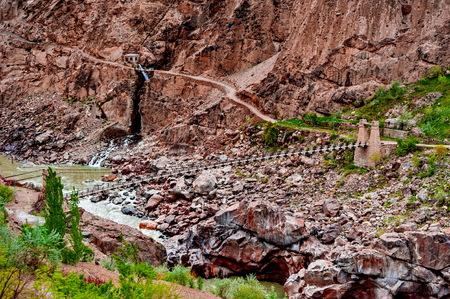 karakoram highway Northern Area of Pakistan.の写真素材