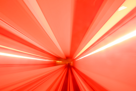 Super fast light trailsの写真素材