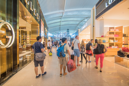 KUALA LUMPUR, MALAYSIA - AUGUST, 16: inside of Kuala Lumpur International Airport on August 16, 2016 Kuala Lumpur International Airport (KLIA) is Malaysia's main international airportのeditorial素材