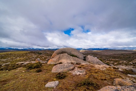 autumn day in the mountainsの写真素材