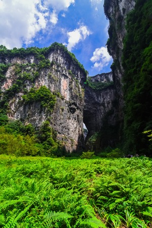 Wulong nature bridge landscapeのeditorial素材