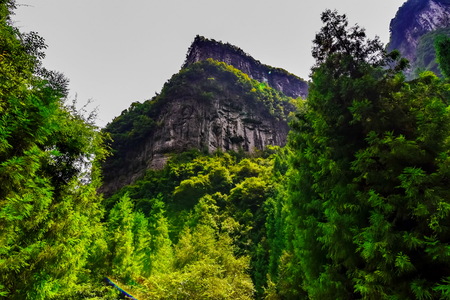 Wulong nature bridge landscapeの写真素材