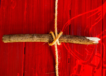 rope tiedの写真素材