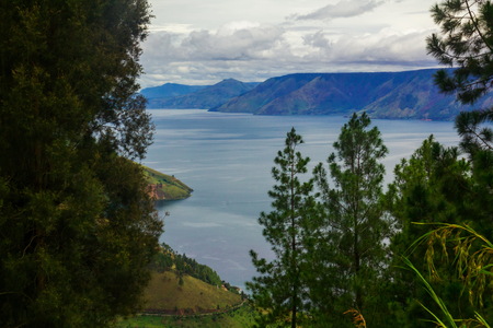 Lake toba, medan, Indonesiaの写真素材