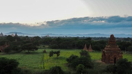 The Temples of Bagan in Myanmarの写真素材