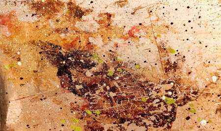 metal rust texture on old car with copy space add text