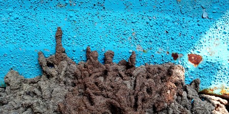 metal rust texture on old car with copy space add textの写真素材