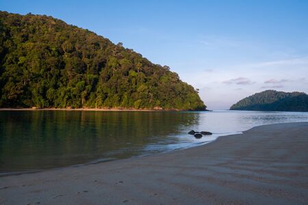 sea of tropical island, Surin island, Thailandの写真素材