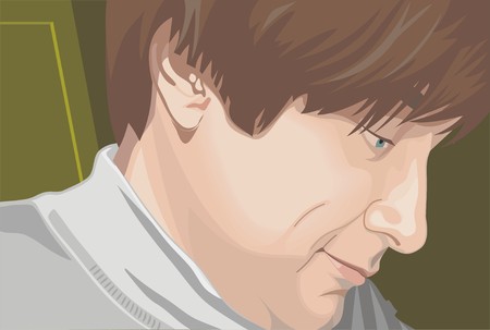 smiling manのイラスト素材