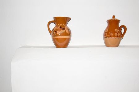 Element of interior in Ukrainian country houseの写真素材