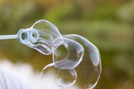 soap-bubblesの写真素材