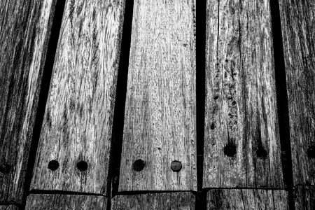 Wood Bridgeの写真素材