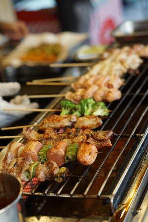 thai barbecue mala with new gen fire stoveの写真素材