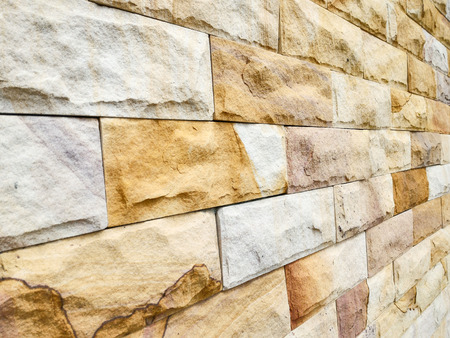Background of stone wall made with blocks