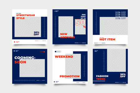 Slides abstract Unique Editable modern Social Media banner Template.Anyone can use This Design Easily.Promotional web banner for social media. Elegant sale and discount promo - Vectorのイラスト素材