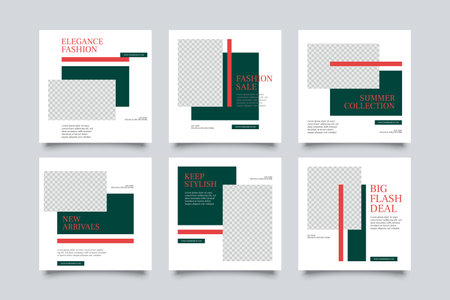 Slides abstract Unique Editable modern Social Media banner Template.Anyone can use This Design Easily.Promotional web banner for social media. Elegant sale and discount promo - Vectorのイラスト素材