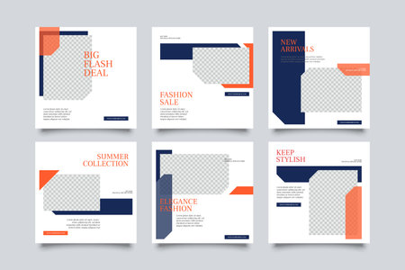 Slides abstract Unique Editable modern Social Media banner Template.Anyone can use This Design Easily.Promotional web banner for social media. Elegant sale and discount promo - Vectorのイラスト素材