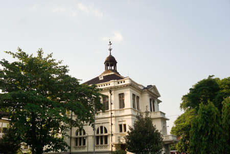 The old building, a legacy of the Dutch colonialists, is still standing strong because the Dutch architecture is characterized by thick and durable walls. Civil engineering and architects. Historicalのeditorial素材