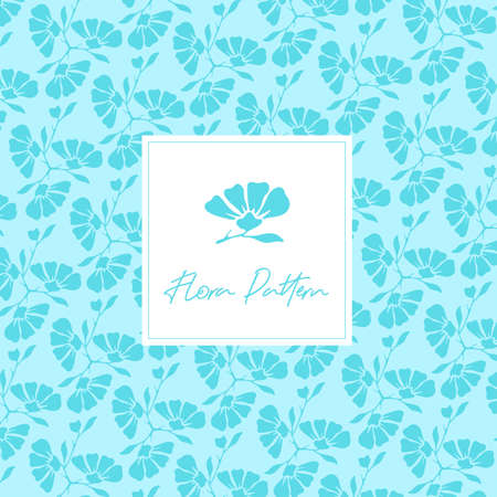 Decorative handmade ornament. Flora design. Seamless botanical patternのイラスト素材